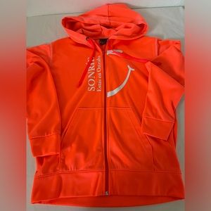 Orange highlihter Hoodie for Girls Size L Made in Mexico